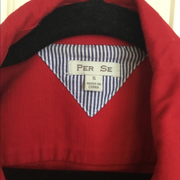 Red Jean Jacket - Picture 5 of 8